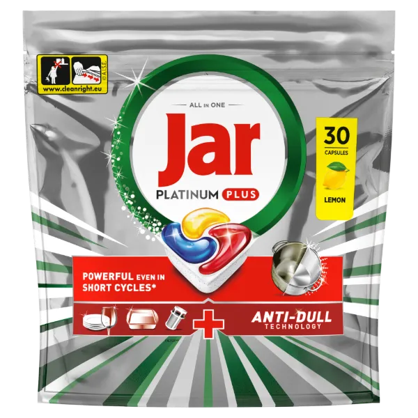Jar Platinum Plus Mosogatókapszula, Lemon, , 30 Mosogatókapszula termékhez kapcsolódó kép