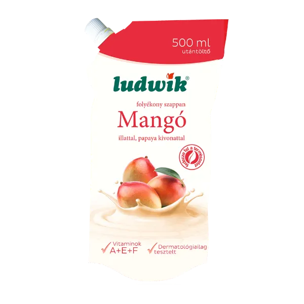 Ludwik folyékony szappan 500ml Mangó - utántöltő termékhez kapcsolódó kép