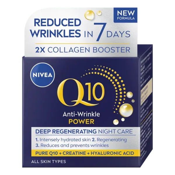 NIVEA Q10 Power 50ml Ránctalanító Éjszakai Arckrém termékhez kapcsolódó kép