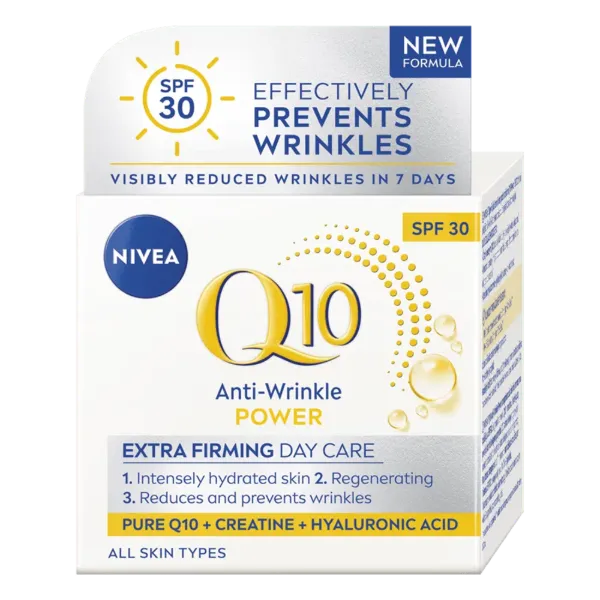 NIVEA Q10 Power 50ml Ránctalanító Nappali Arckrém SPF30 termékhez kapcsolódó kép