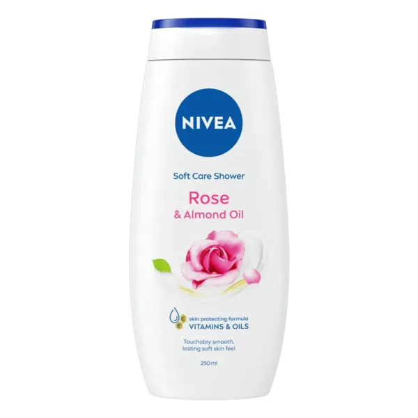 NIVEA krémtusfürdő 250ml Rose & Almond Oil termékhez kapcsolódó kép