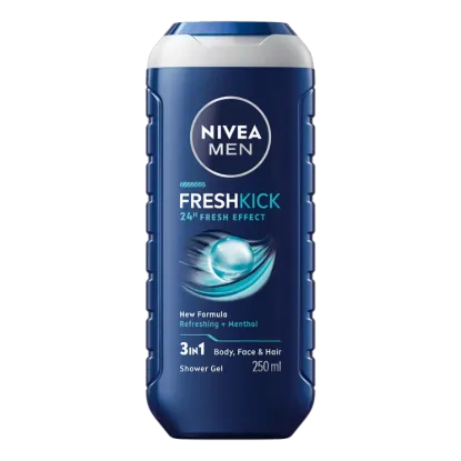 NIVEA MEN tusfürdő 250ml Fresh Kick termékhez kapcsolódó kép