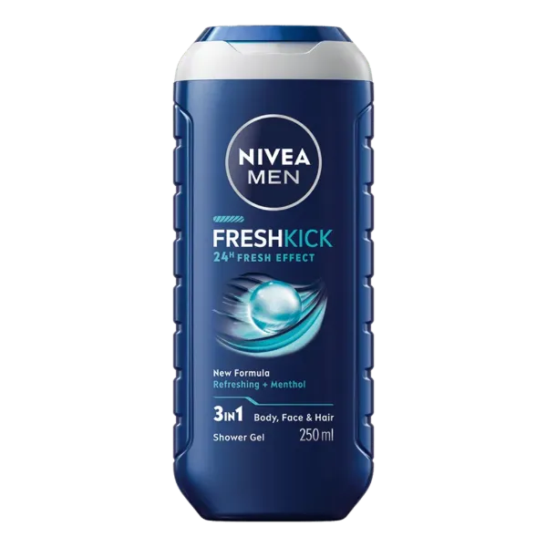 NIVEA MEN tusfürdő 250ml Fresh Kick termékhez kapcsolódó kép