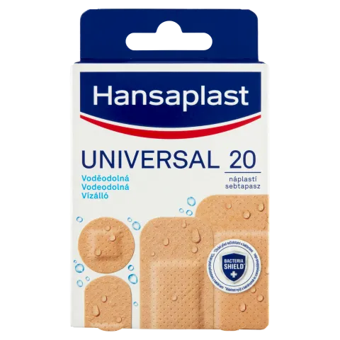 Hansaplast Universal vízálló sebtapasz kisebb sebek, horzsolások és vágások lefedésére 20 db termékhez kapcsolódó kép