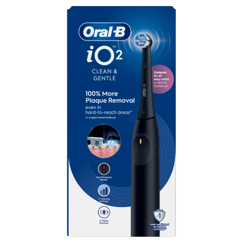 Oral-B iO 2 Elektromos Fogkefe, Éjfekete termékhez kapcsolódó kép
