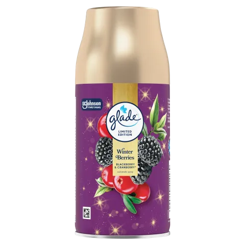Glade Winter Berries automata légfrissítő készülék utántöltő 269 ml termékhez kapcsolódó kép