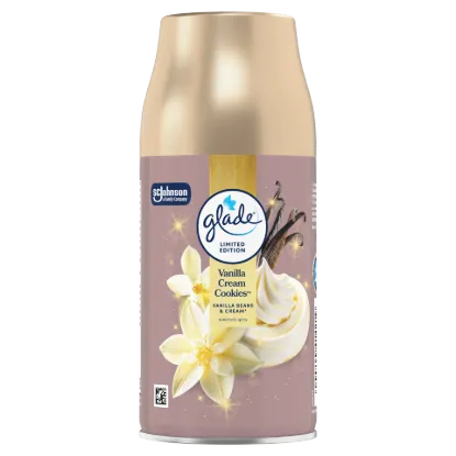 Glade Vanilla Cream Cookies automata légfrissítő készülék utántöltő 269 ml termékhez kapcsolódó kép
