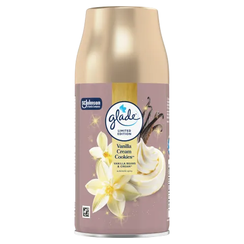Glade Vanilla Cream Cookies automata légfrissítő készülék utántöltő 269 ml termékhez kapcsolódó kép