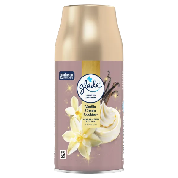 Glade Vanilla Cream Cookies automata légfrissítő készülék utántöltő 269 ml termékhez kapcsolódó kép