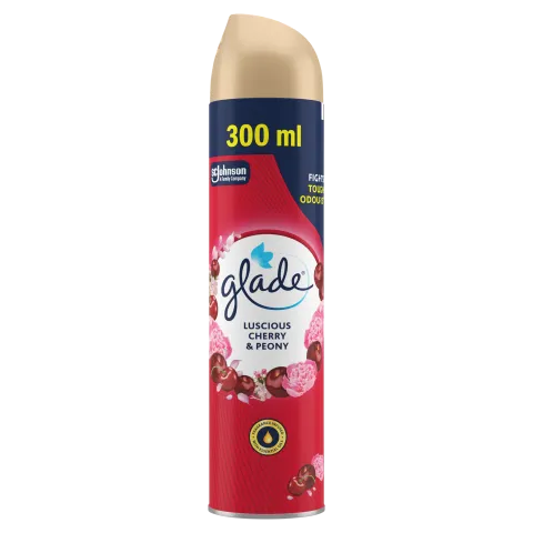 Glade Luscious Cherry & Peony légfrissítő aeroszol 300 ml termékhez kapcsolódó kép