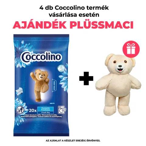 Coccolino Fresh Sky nedves kendő szárítógéphez 20 db termékhez kapcsolódó kép