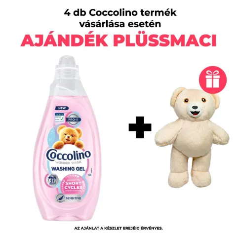 Coccolino Sensitive mosógél gyors mosáshoz 37 mosás 1480 ml termékhez kapcsolódó kép