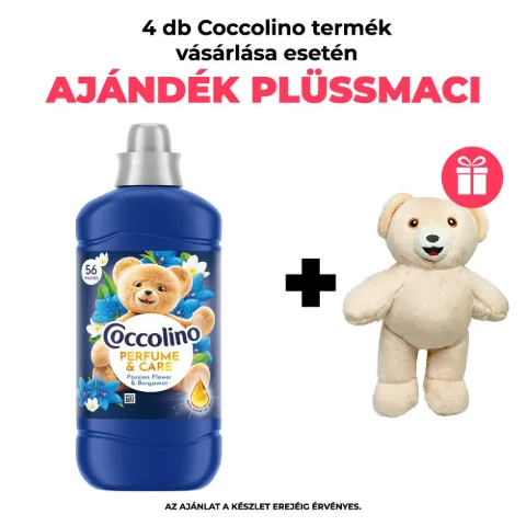 Coccolino Perfume & Care Passion Flower & Bergamot öblítőkoncentrátum 56 mosás 1288 ml termékhez kapcsolódó kép