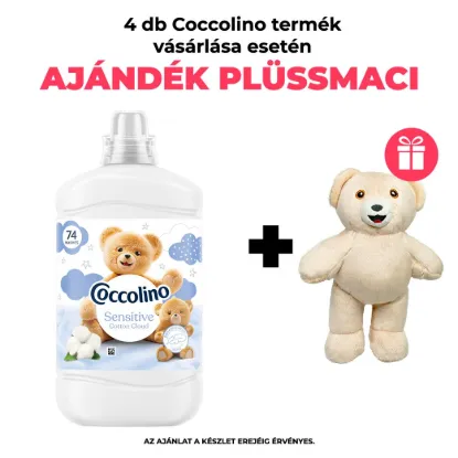 Coccolino Sensitive Cotton Cloud öblítőkoncentrátum 74 mosás 1702 ml termékhez kapcsolódó kép