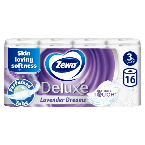 Zewa Deluxe Lavender Dreams toalettpapír 3 rétegű 16 tekercs termékhez kapcsolódó kép
