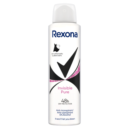 Rexona Invisible Pure izzadásgátló 150 ml termékhez kapcsolódó kép