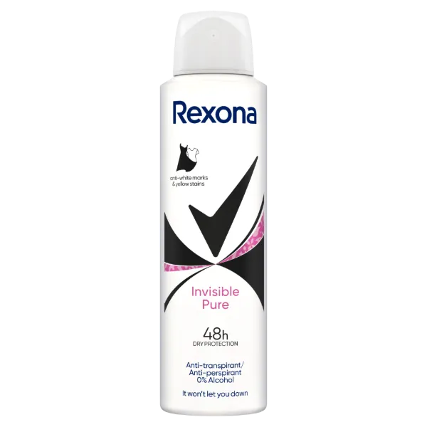 Rexona Invisible Pure izzadásgátló 150 ml termékhez kapcsolódó kép