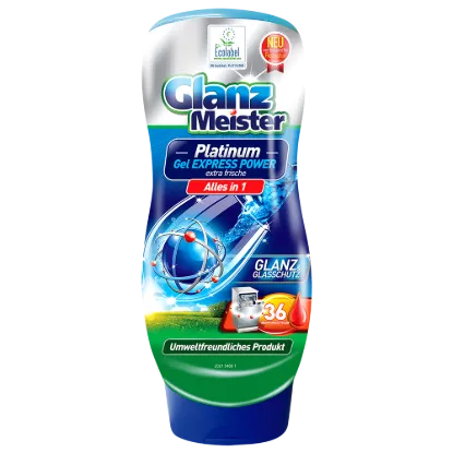 Glanz Meister Platinum gél mosogatógéphez 720ml ECO Label termékhez kapcsolódó kép