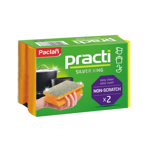 Paclan Practi Silver King szivacs 2db termékhez kapcsolódó kép