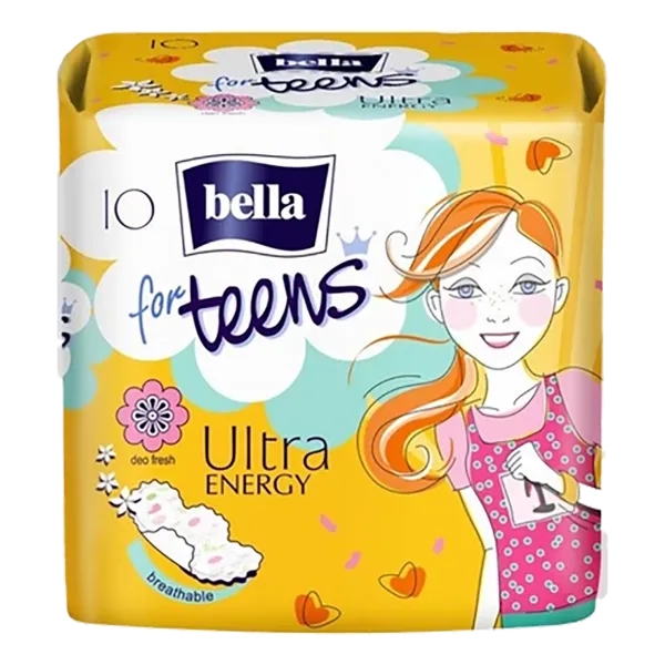 Bella For Teens egészségügyi betét 10db Ultra Energy termékhez kapcsolódó kép