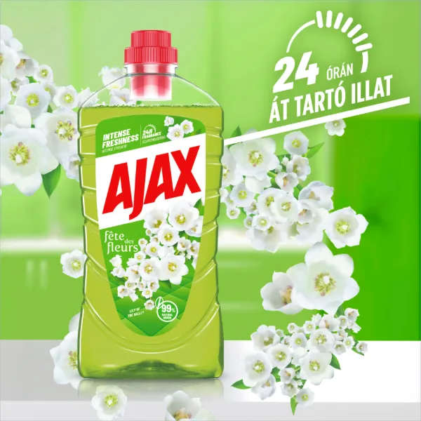 Ajax Flower Fiesta Tavaszi virágok Zöld általános tisztítószer 1000 ml termékhez kapcsolódó kép