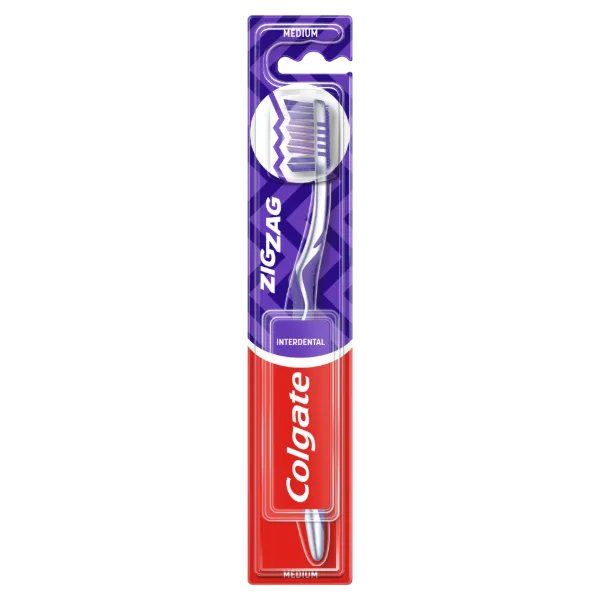 Colgate ZigZag közepes sörtéjű fogkefe 1 db termékhez kapcsolódó kép