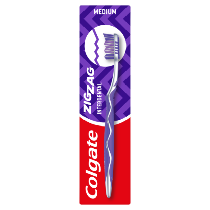 Colgate ZigZag közepes sörtéjű fogkefe 1 db termékhez kapcsolódó kép