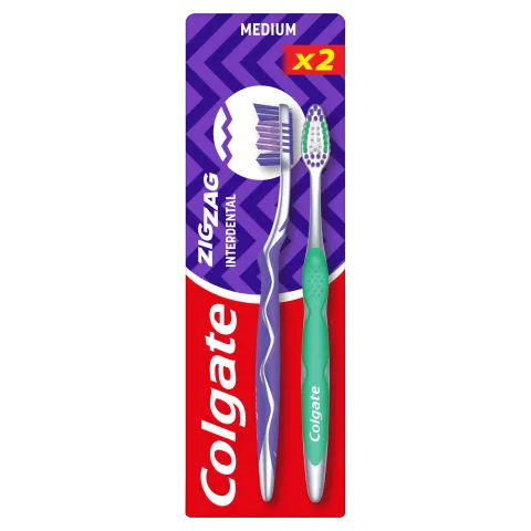 Colgate Zig Zag közepes fogkefe 2 db termékhez kapcsolódó kép