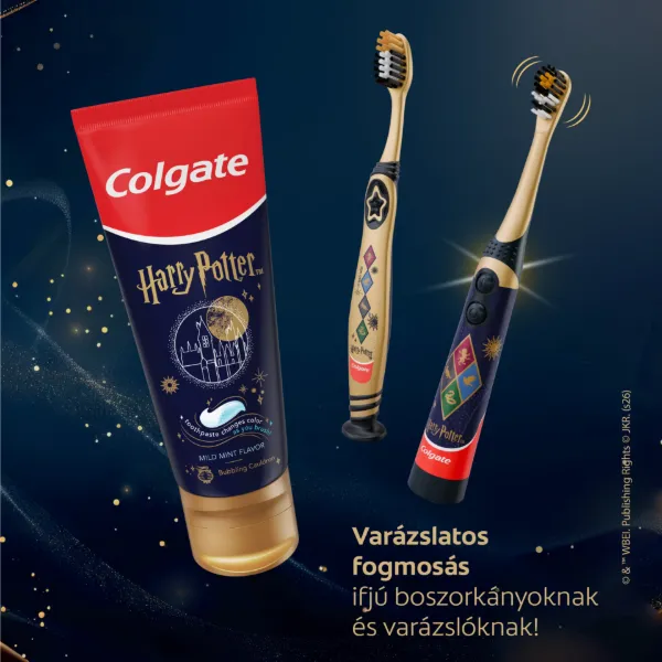 Colgate Harry Potter Bugyborékoló Üst gyermek fogkrém 6+ év 50 ml termékhez kapcsolódó kép