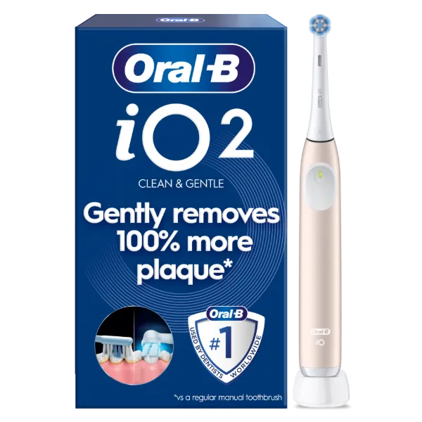 Oral-B iO 2 Elektromos Fogkefe, Világos Rózsaszín termékhez kapcsolódó kép