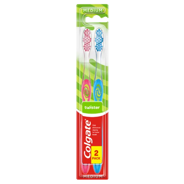 Colgate Twister közepes fogkefe 2 db termékhez kapcsolódó kép