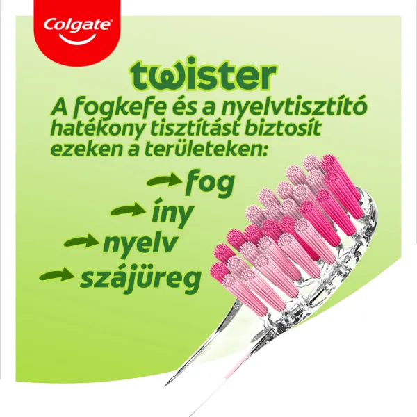 Colgate Twister közepes fogkefe 2 db termékhez kapcsolódó kép