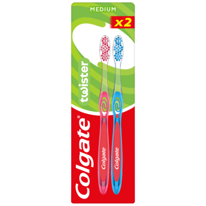 Colgate Twister közepes fogkefe 2 db termékhez kapcsolódó kép