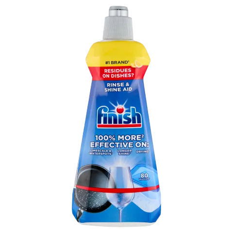 Finish Rinse & Shine Aid gépi öblítőszer citrom illat 400 ml termékhez kapcsolódó kép