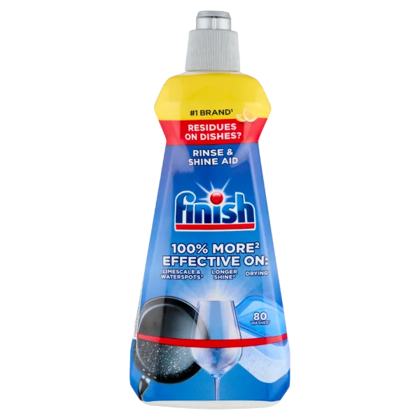 Finish Rinse & Shine Aid gépi öblítőszer citrom illat 400 ml termékhez kapcsolódó kép