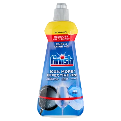 Finish Rinse & Shine Aid gépi öblítőszer citrom illat 400 ml termékhez kapcsolódó kép