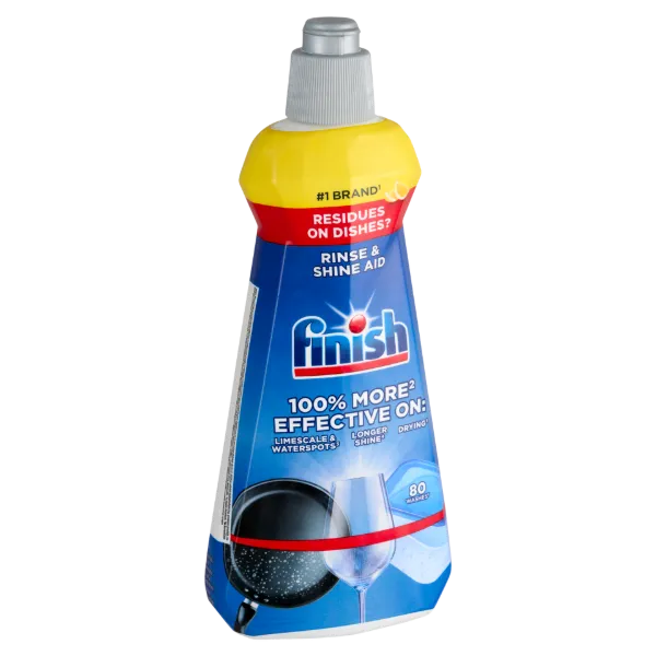Finish Rinse & Shine Aid gépi öblítőszer citrom illat 400 ml termékhez kapcsolódó kép
