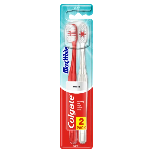 Colgate Max White lágy fogkefe 2 db termékhez kapcsolódó kép