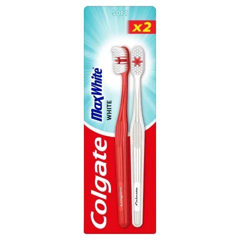 Colgate Max White lágy fogkefe 2 db termékhez kapcsolódó kép