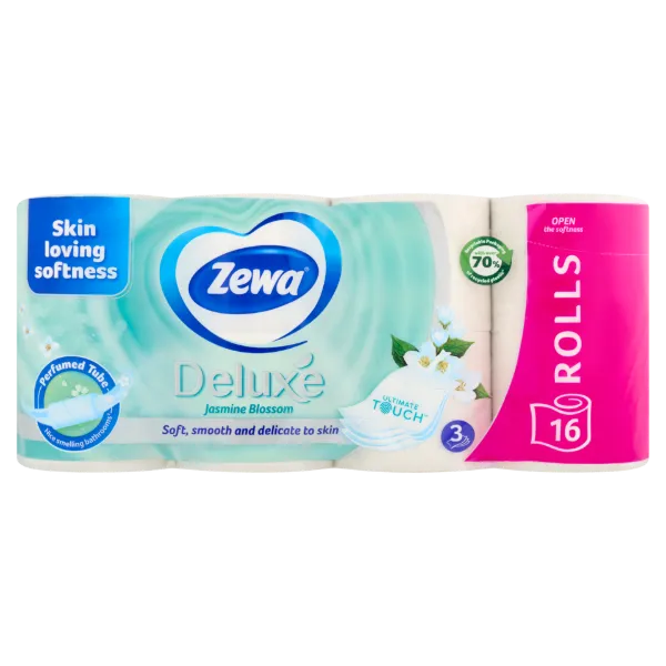 Zewa Deluxe Jasmine Blossom toalettpapír 3 rétegű 16 tekercs termékhez kapcsolódó kép