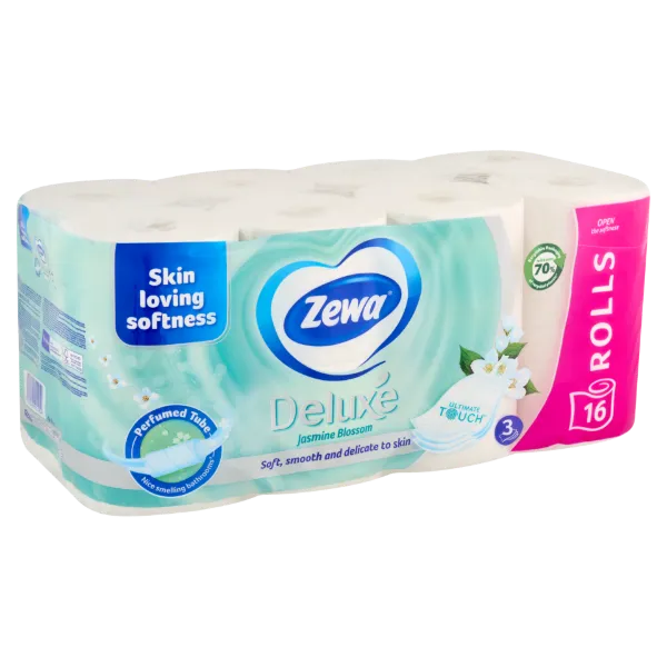 Zewa Deluxe Jasmine Blossom toalettpapír 3 rétegű 16 tekercs termékhez kapcsolódó kép