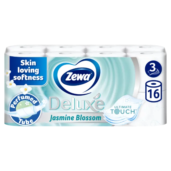 Zewa Deluxe Jasmine Blossom toalettpapír 3 rétegű 16 tekercs termékhez kapcsolódó kép