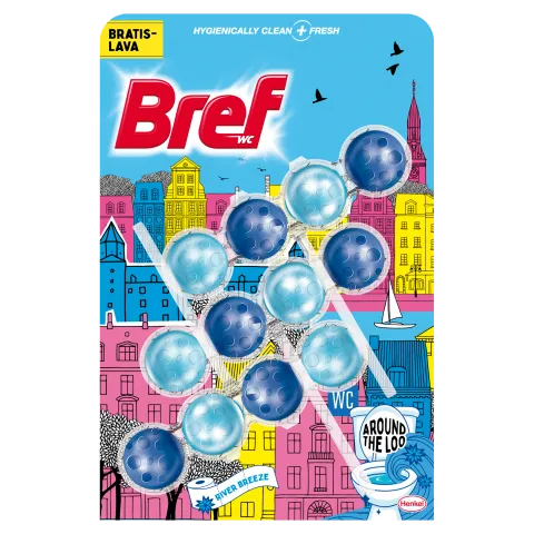 Bref Limited Edition River Breeze WC frissítő 3 x 50 g termékhez kapcsolódó kép