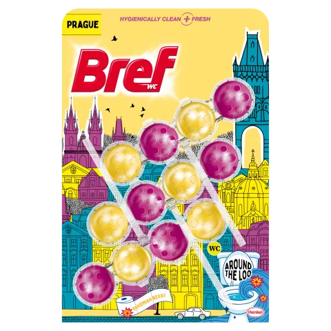 Bref Limited Edition Bohemian Berry WC frissítő 4 x 50 g termékhez kapcsolódó kép