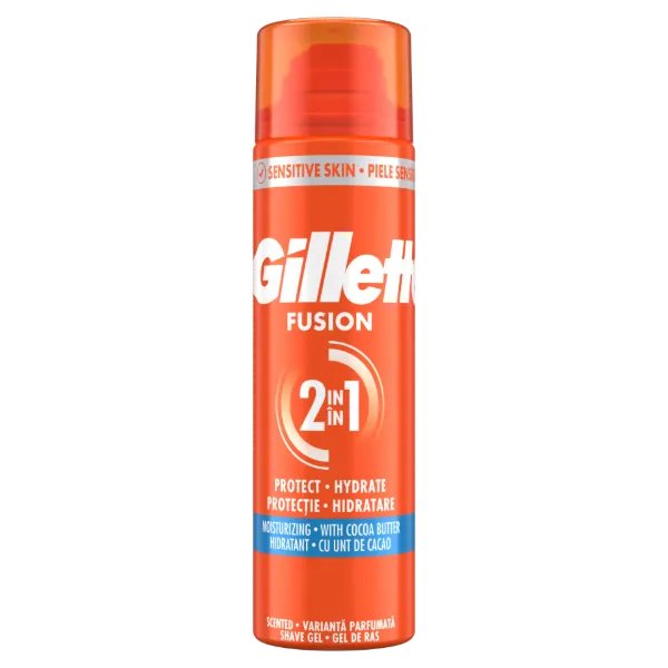 Gillette Fusion Hidratáló Borotvazselé Férfiak Számára, Kakaóvajjal, 200ml termékhez kapcsolódó kép