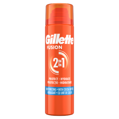 Gillette Fusion Hidratáló Borotvazselé Férfiak Számára, Kakaóvajjal, 200ml termékhez kapcsolódó kép