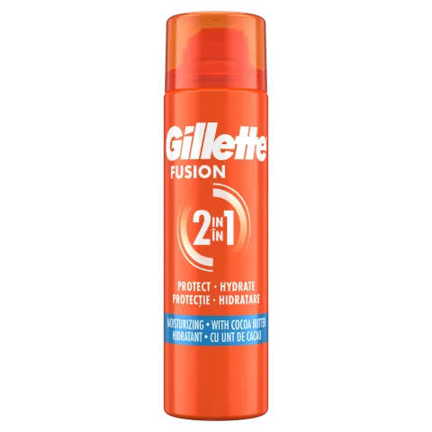 Gillette Fusion Hidratáló Borotvazselé Férfiak Számára, Kakaóvajjal, 200ml termékhez kapcsolódó kép