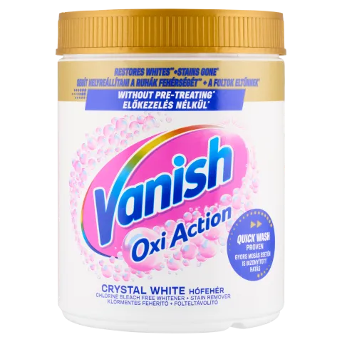 Vanish Oxi Action folteltávolító és fehérítő por 970 g termékhez kapcsolódó kép