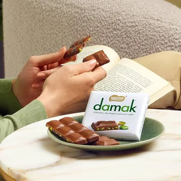 Nestlé Damak csokoládé 60g Pisztáciás tejcsokoládé (új) termékhez kapcsolódó kép