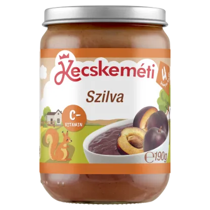 Kecskeméti szilva bébidesszert 4 hónapos kortól 190 g termékhez kapcsolódó kép